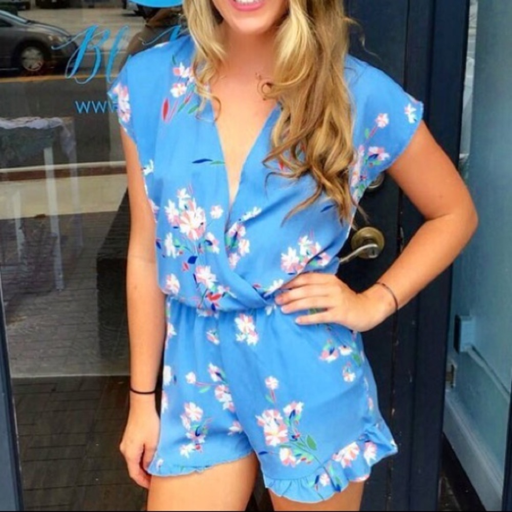 LAST ONE ! Floral Romper
